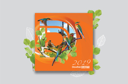 Дизайн настольного календаря  «Птицы» для ПАО «ДОНБАССЭНЕРГО»